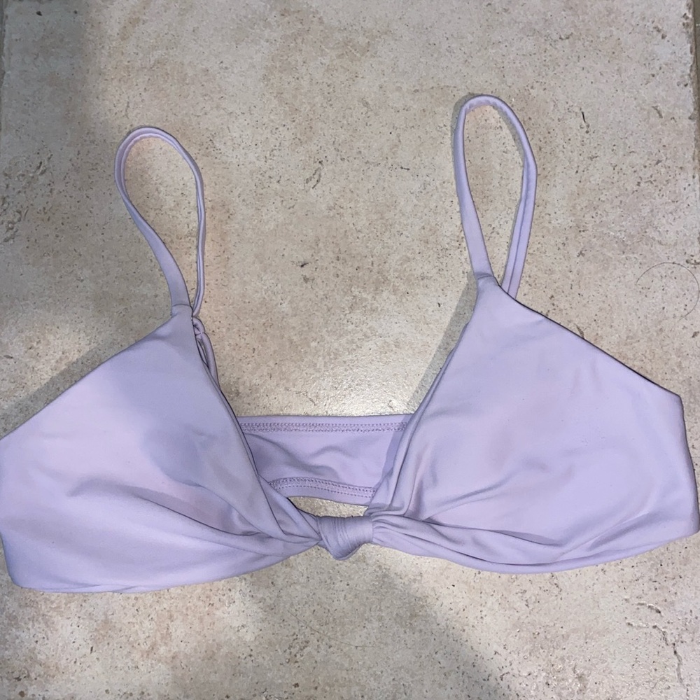 Light Purple Knot Bikini Top